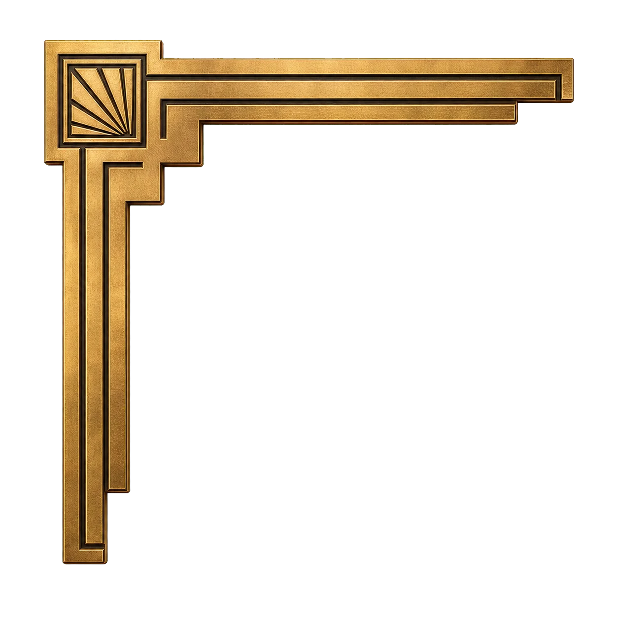 reusable ornamental frame corner or panel accent
