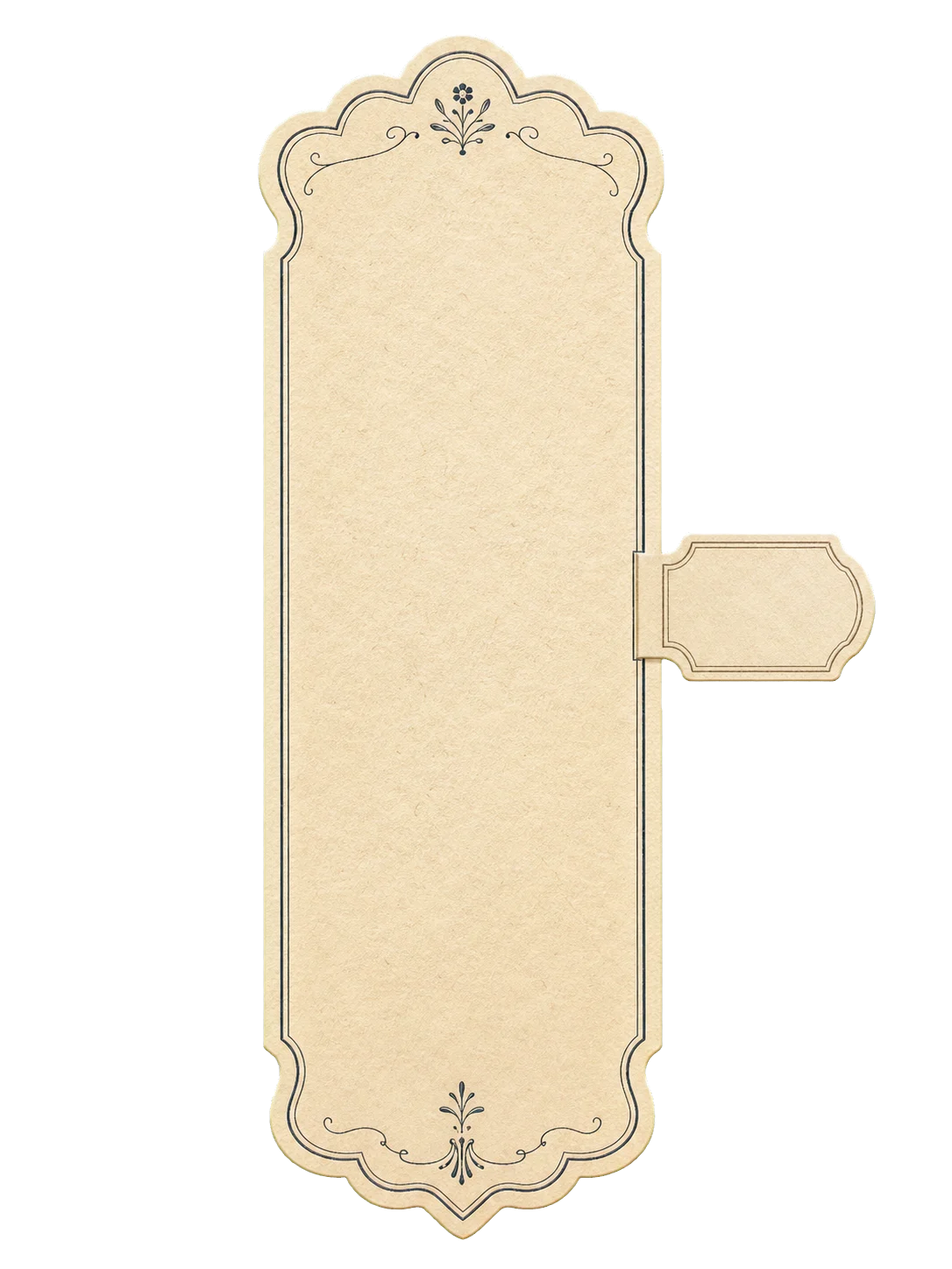 Museum Editorial object label card