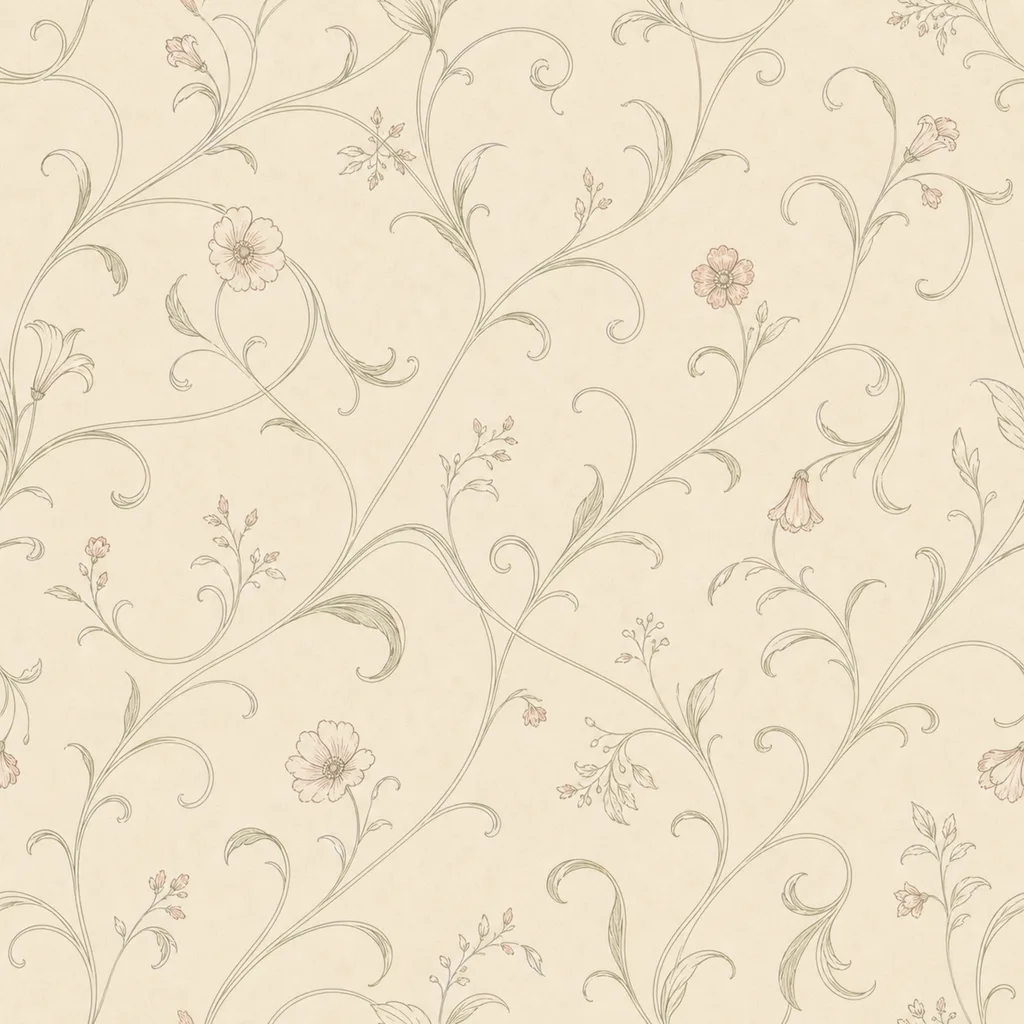 botanical linework surface texture