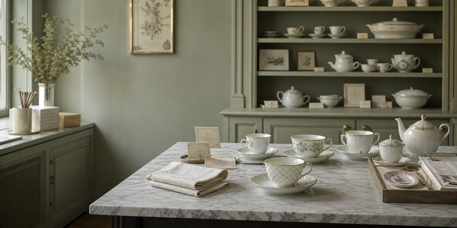 Sage & Porcelain Maison consultation-table business-scene preview