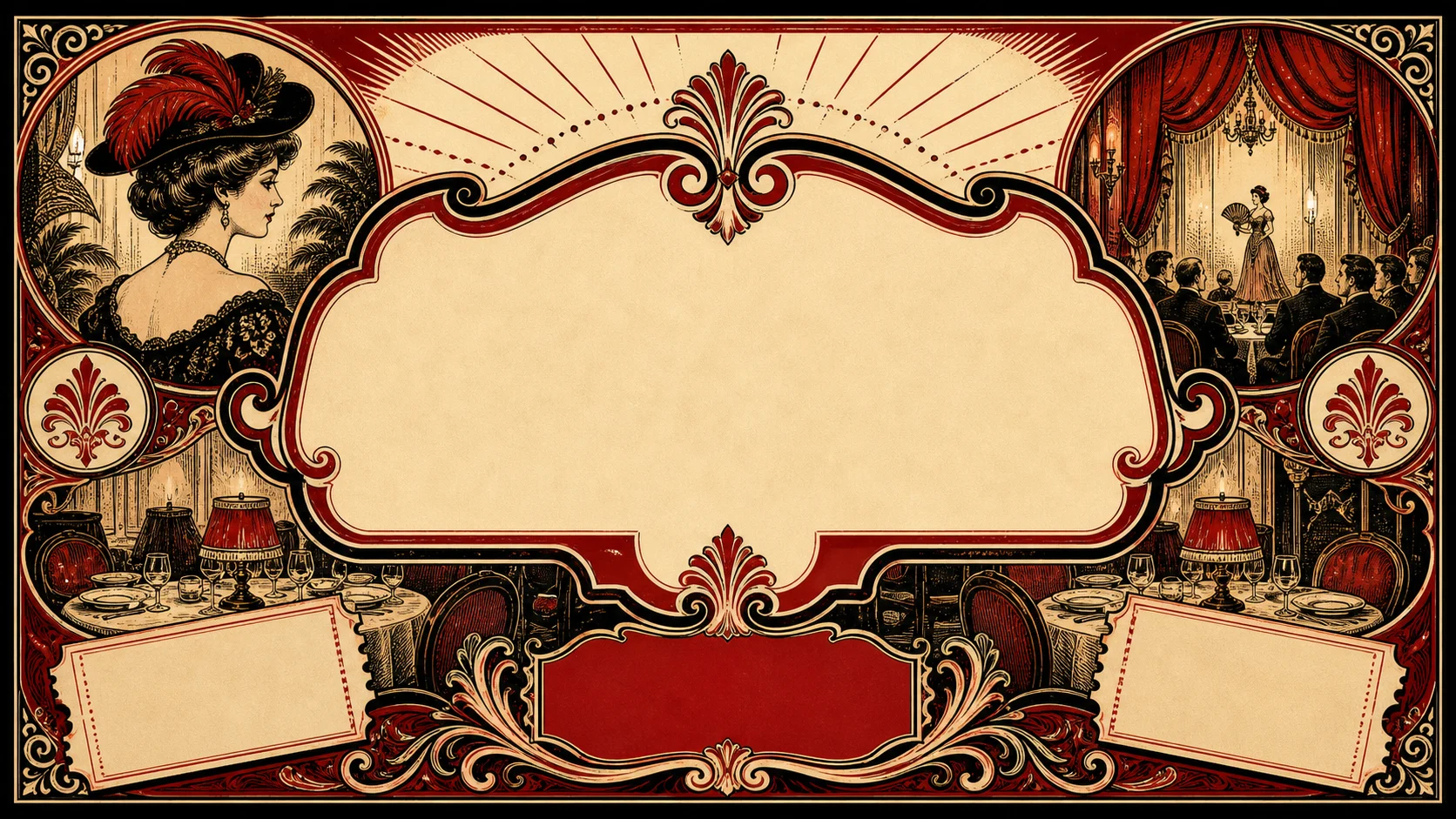 Horizontal announcement banner for restaurant menu-card launch pages