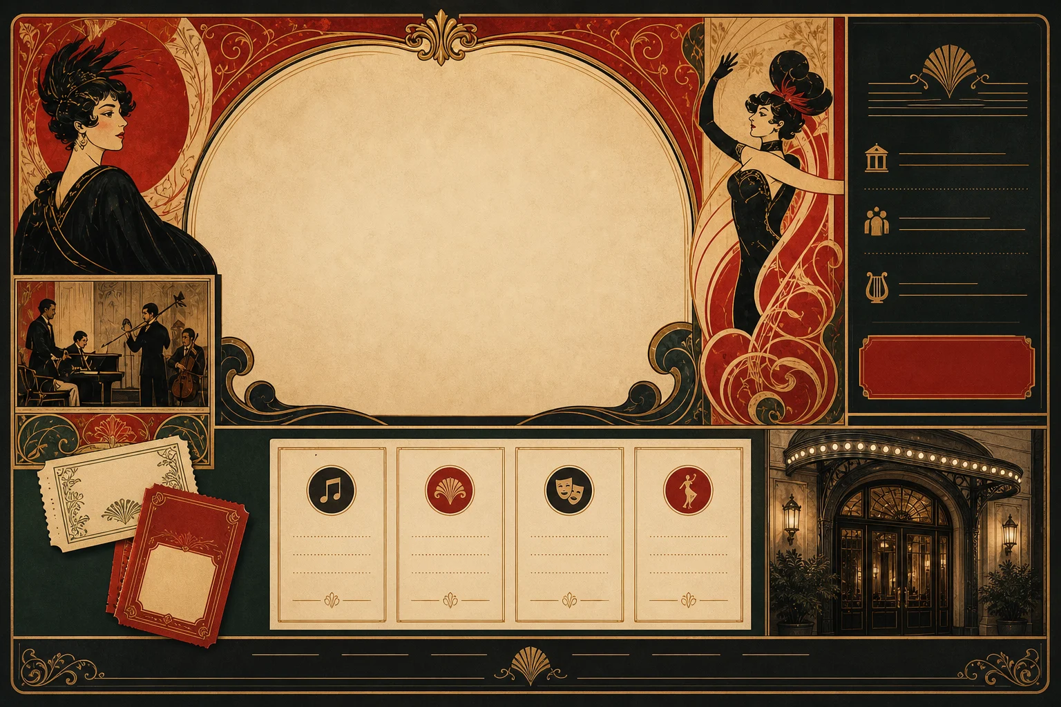 event and campaign template preview
